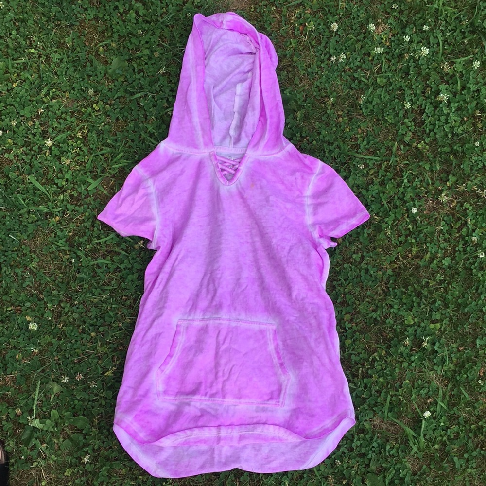 Tie dye purple T-shirt
